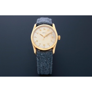 18k Yellow Gold Alpina Heritage Chronograph Watch AL-850BB3H17 AcquireItNow.com
