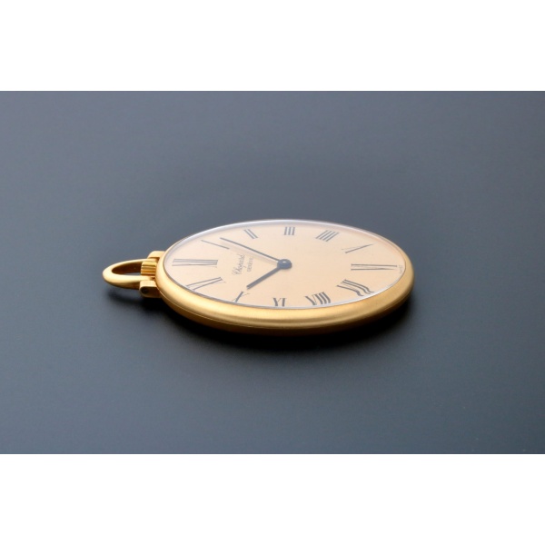 18k Yellow Gold Chopard Pocket Watch 3016 AcquireItNow.com