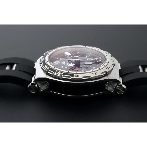Bvlgari Diagono X-Pro GMT Chronograph Watch 101734 DP458TVCH/GMT AcquireItNow.com