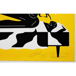 Cleon Peterson The Nightmare Yellow Screen Print Limited Edition AcquireItNow.com