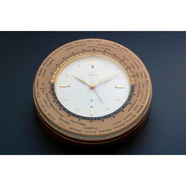 Gubelin World Time Alarm Desk Clock AcquireItNow.com