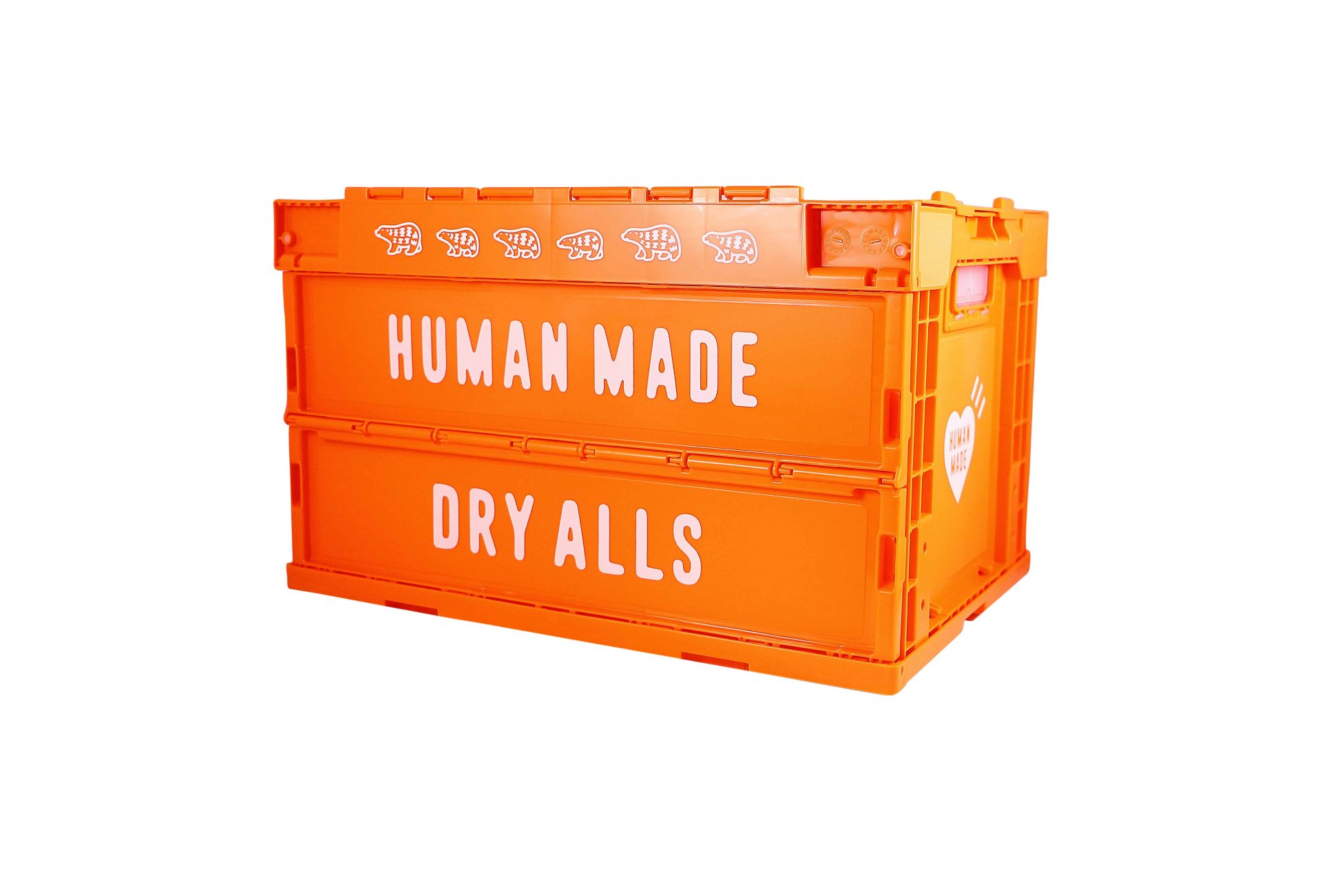 Human Made Dry Alls 50L Orange Storage Crate Container