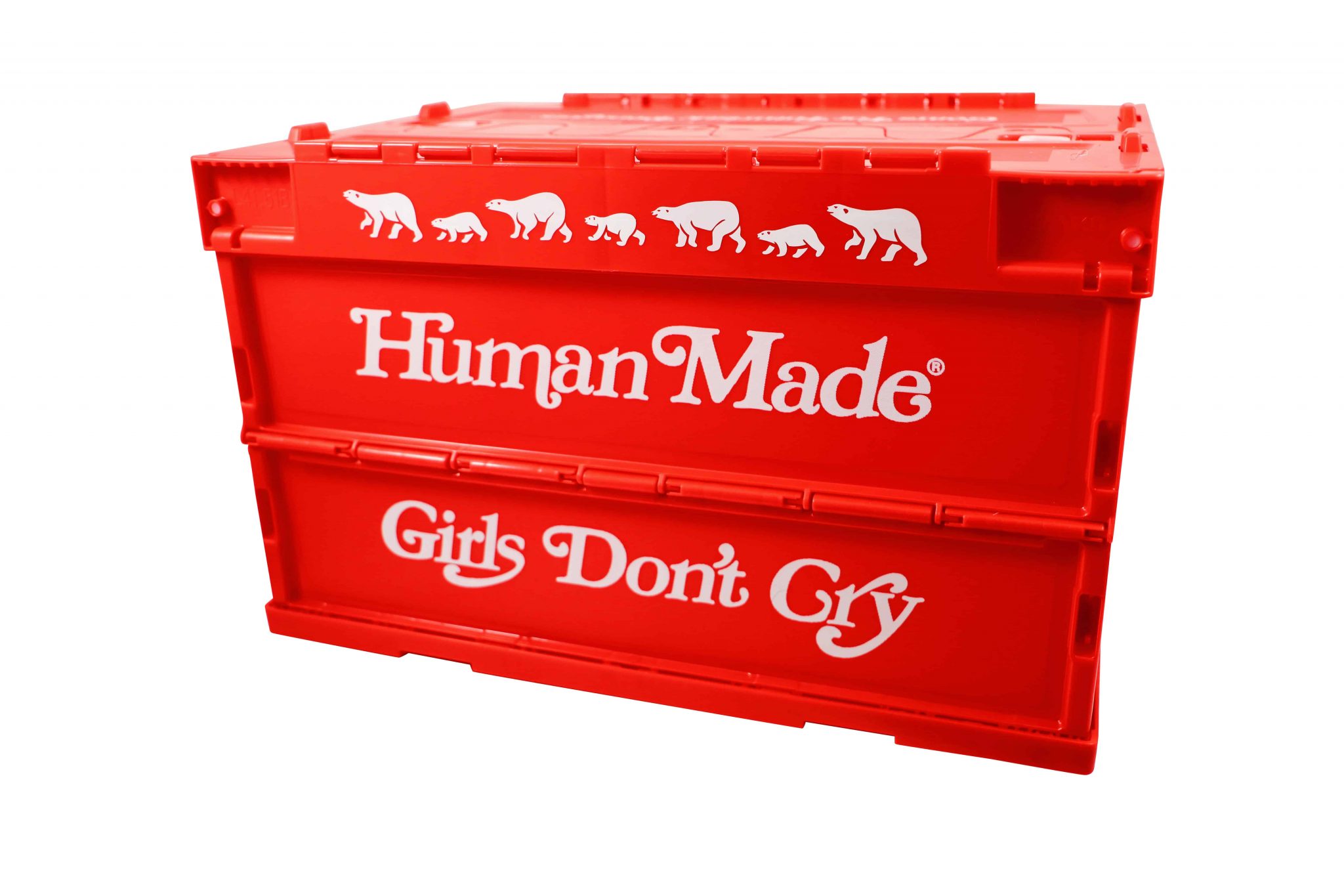Human Made Girls Dont Cry Crate Container Red Nigo x Verdy