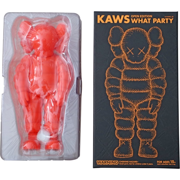 KAWS What Party Orange Sculpture Figure AcquireItNow.com