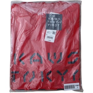 KAWS x Uniqlo Tokyo First T Shirt Red Size L AcquireItNow.com