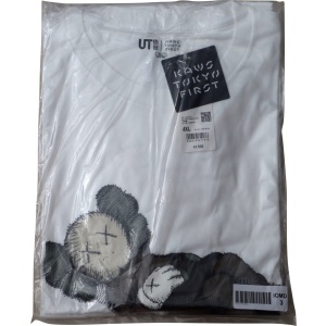 KAWS x Uniqlo Tokyo First T Shirt White Size 4XL AcquireItNow.com