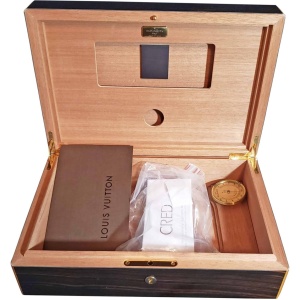Louis Vuitton Wood Monogram Cigar Humidor NEW AcquireItNow.com