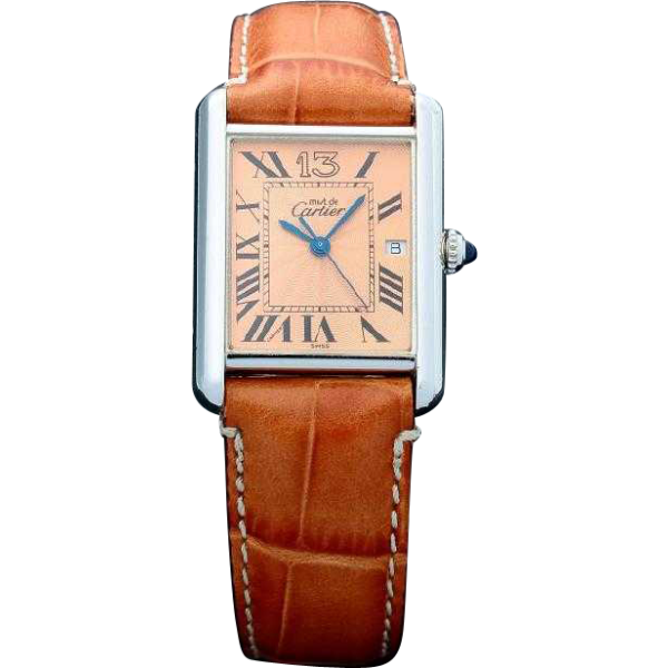 Rare Limited Edition Sterling Silver Cartier Tank AcquireItNow.com