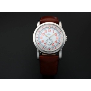 Rare Stainless Steel Gents Omega MOP Pilot Watch 5770.73.03 AcquireItNow.com