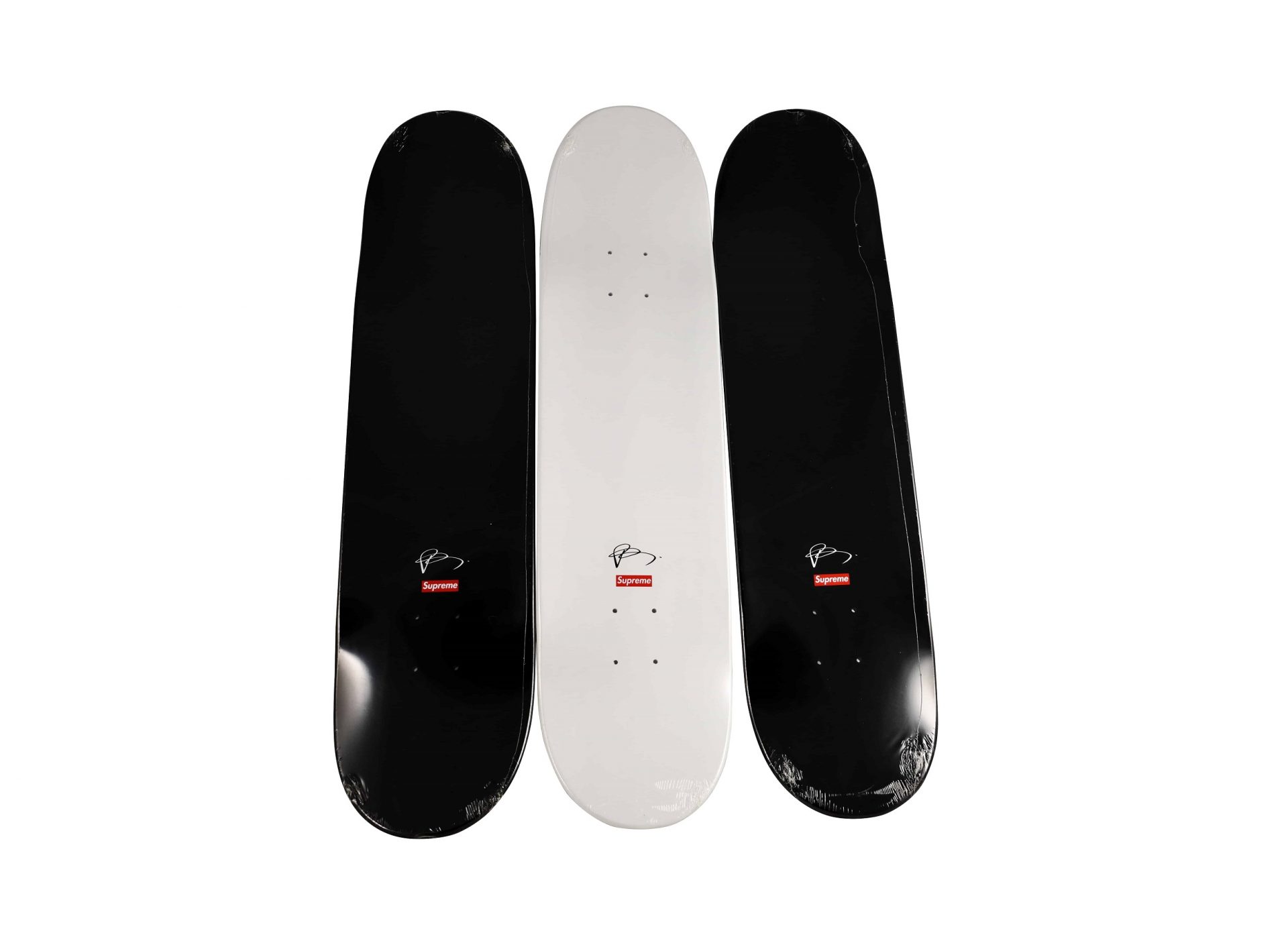 Robert Longo x Supreme Skateboard Deck Set of 3