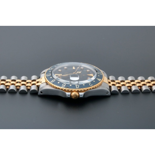 Rolex GMT Master Tutone Diamond Watch 16753 AcquireItNow.com