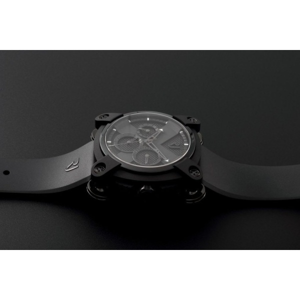 Romain Jerome Moon Invader Black Metal Chronograph Watch RJ.M.CH.IN.001.01 AcquireItNow.com
