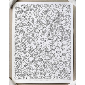 Takashi Murakami Skulls & Flower Print ComplexCon AcquireItNow.com