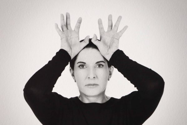 Limited edition Marina Abramovic “Hands as Energy Receivers” pigment print. 📷 Image ©Baer & Bosch Auctioneers